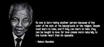 Mandela with quote
