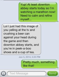 My friends crack me up, Theresa is no exception! 