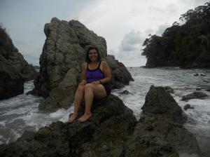 My old bathing suit, hanging tough in beautiful Manuel Antonio, Costa Rica. 